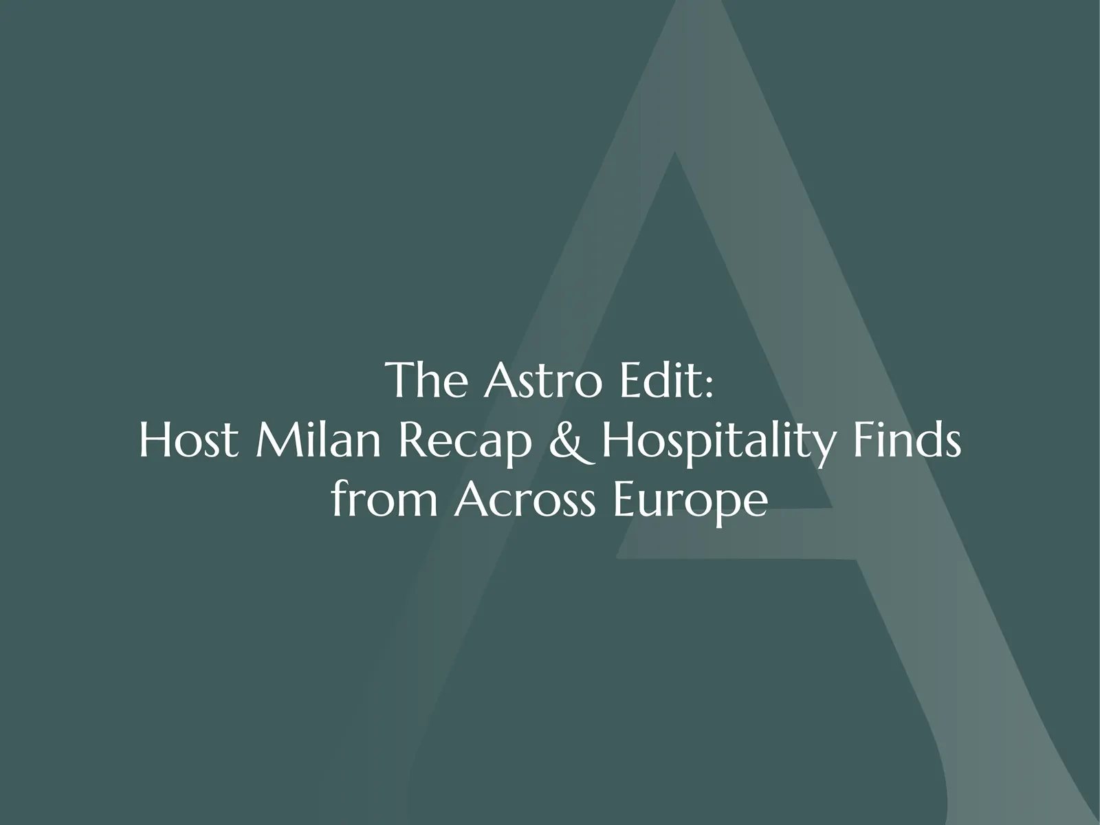 Edit newsletter