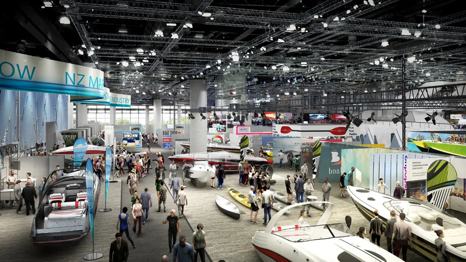 Ariki exhibition hall at te tumu nzicc auckland modern event and exhibition venue