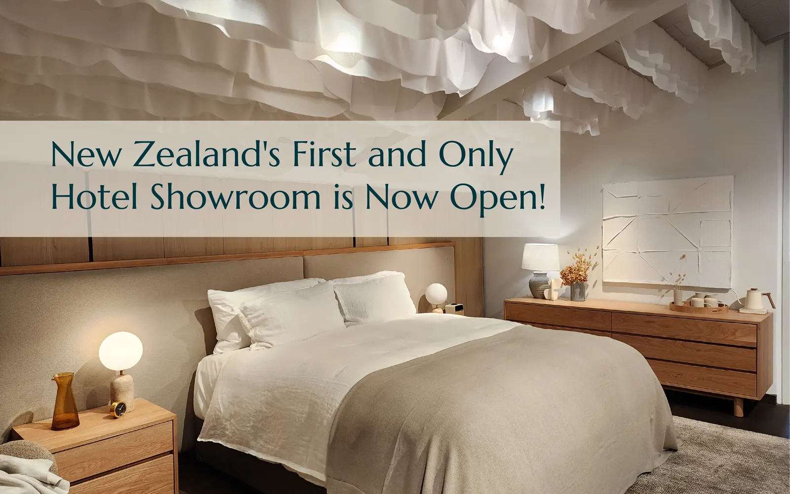 New zealands first and only hotel showroom is now open